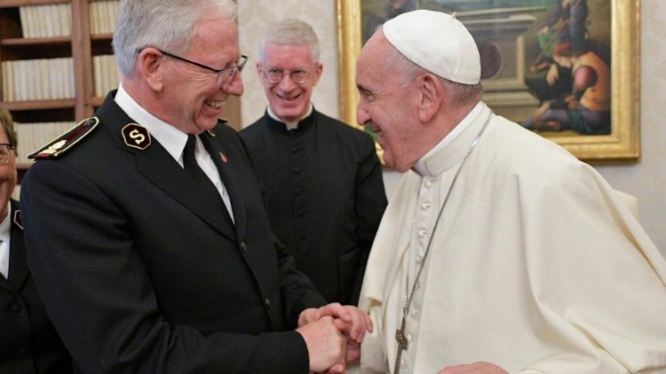 Papež s Brianem Peddlem