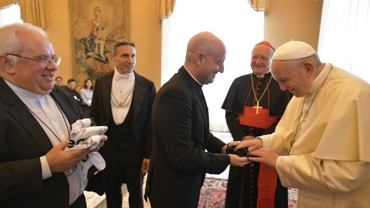 Papež František s účastníky kongresu Církev a hudba