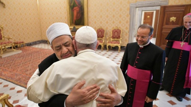 Storimamen av Al-Azhar och påven Franciskus vid möte november 2019