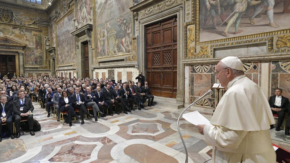 Audience papale au XXe congrès de l’Association Internationale de Droit pénal