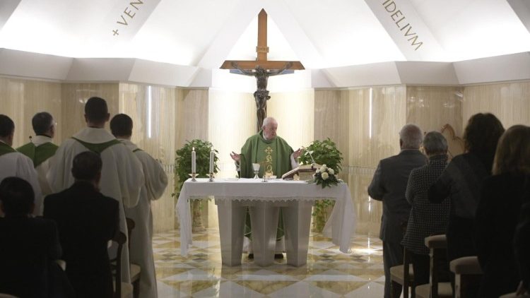 Homilía del Papa en Misa en Santa Marta 2019.11.29
