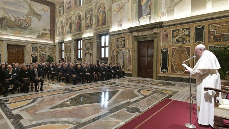 教宗接見意大利公證人國家基金會