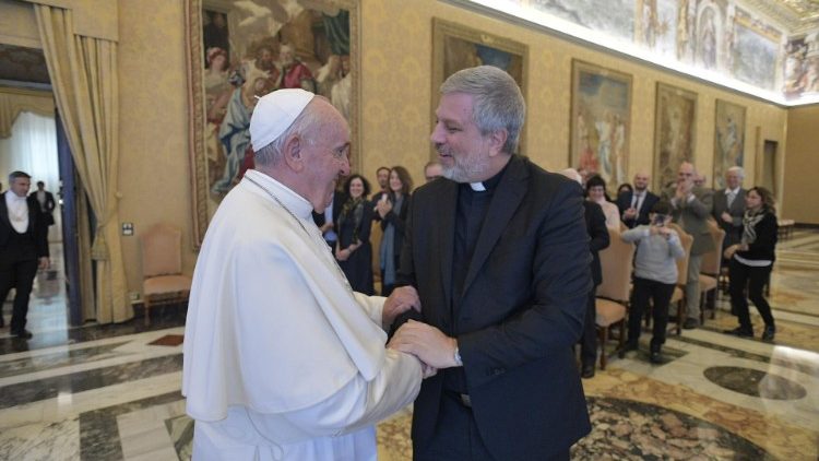 Papež Frančišek in p. Giacomo Costa