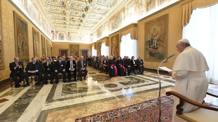 Папа Франциск на встрече с делегатами католических общественных организаций