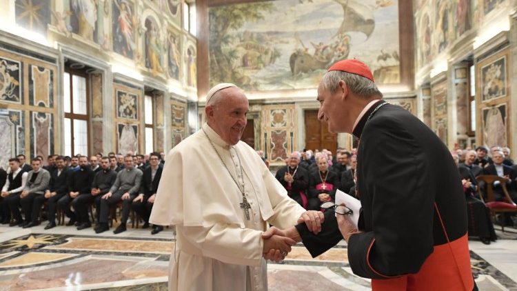 教宗接見意大利艾米利亞-羅馬涅大區修院修生
