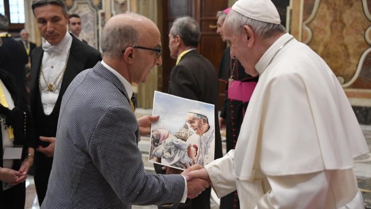 教宗接见意大利年迈劳工全国协会
