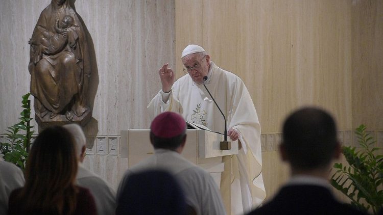 Papež František v Domě sv. Marty