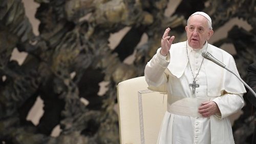 教皇フランシスコ、バチカン・パウロ6世ホールでの一般謁見　2020年2月12日