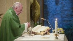 Pope Francis celebrates Mass on Thursday