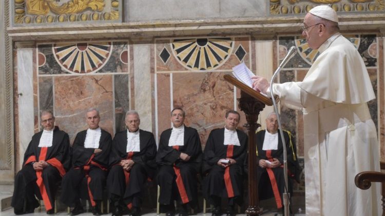 Промова Папи під час відприття 91-го судового року Трибуналу Держави-Міста Ватикану