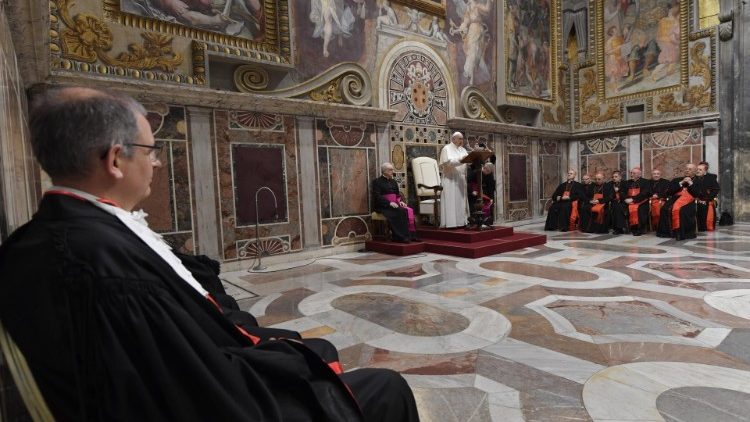 Папа Франциск на открытии 91-го судебного года Трибунала Государства Града Ватикан