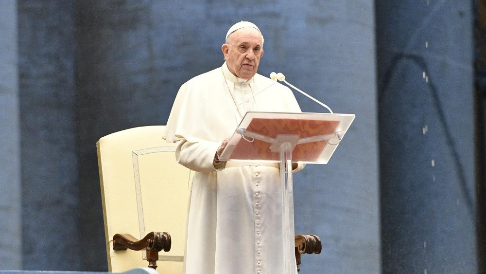 Pope Francis delivers his Urbi et Orbi meditation