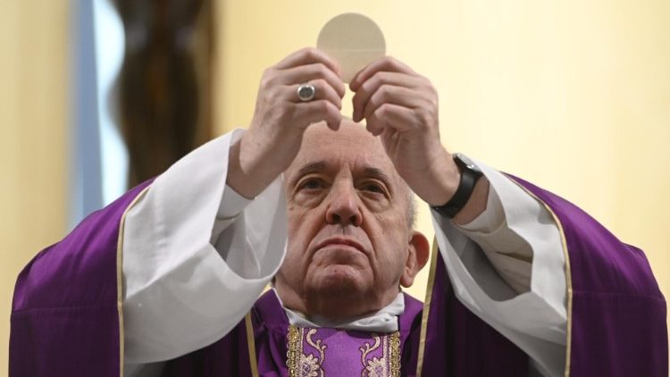 Papa Franjo slavi misu u Domu svete Marte
