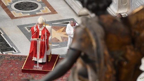 Pope's Palm Sunday Mass and Angelus of 5 April 2020