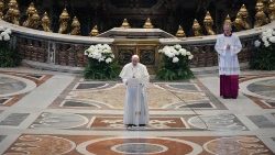 Ostermesse und Segen Urbi et orbi mit Papst Franziskus