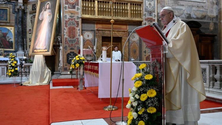 Paavi Franciscus Santo Spirito in Sassia -kirkossa