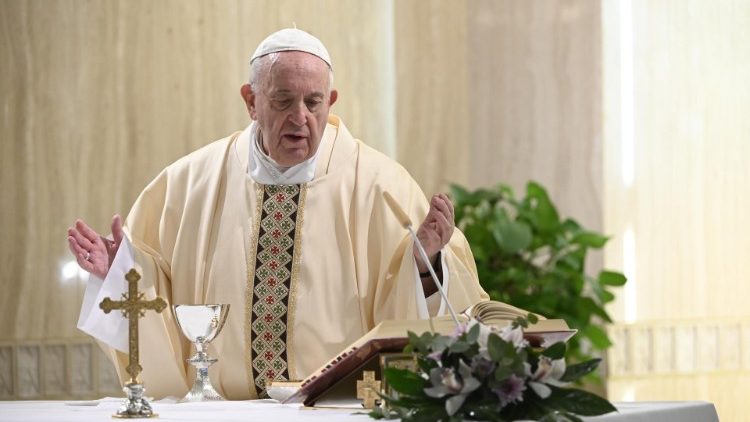 Misa ya Papa Francisko katika kikanisa cha Mtakatifu Marta