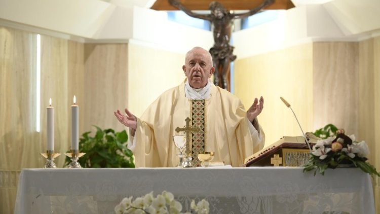 Misa ya Papa Francisko tarehe 13 Mei 2020 amekazia muungano wa dhati katika Kristo.