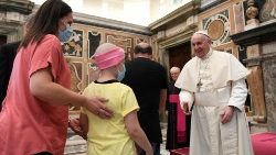 Audiência do Papa Francisco em 25-09-2020 a membros e assistidos do Círculo São Pedro (Vatican Media)