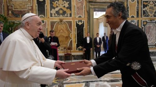 Ambassadors present their Credentials to Pope Francis