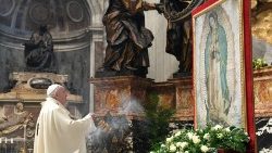Papa Francisc la Sfânta Liturghie din 12 decembrie 2020 în bazilica Sfântul Petru