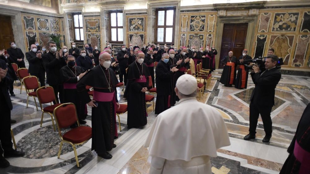 Udienza di Papa Francesco con i collaboratori dell'Ufficio Catechistico Nazionale della Cei