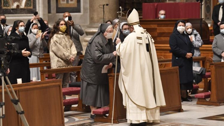 Papa Francisc la Sfânta Liturghie din bazilica San Pietro, în Ziua Vieţii Consacrate: 2 februarie 2021 