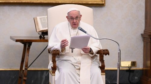 2021.02.10 Katekesi ya Papa Francisko kupitia Maktaba ya kitume, Vatican