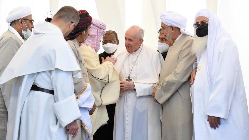 Påven i Ur: ”Freden möjlig om vi vandrar tillsammans med blicken mot himmelen"