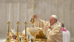 File photo of Pope Francis celebrating Mass