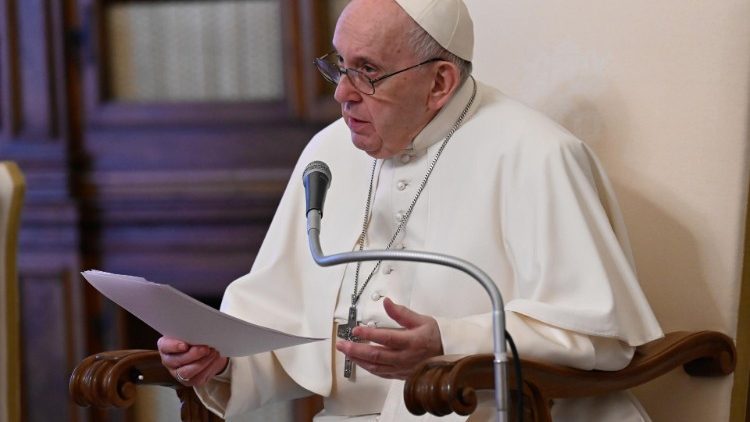 Påven Franciskus, allmänna audiensen 28 april 2021