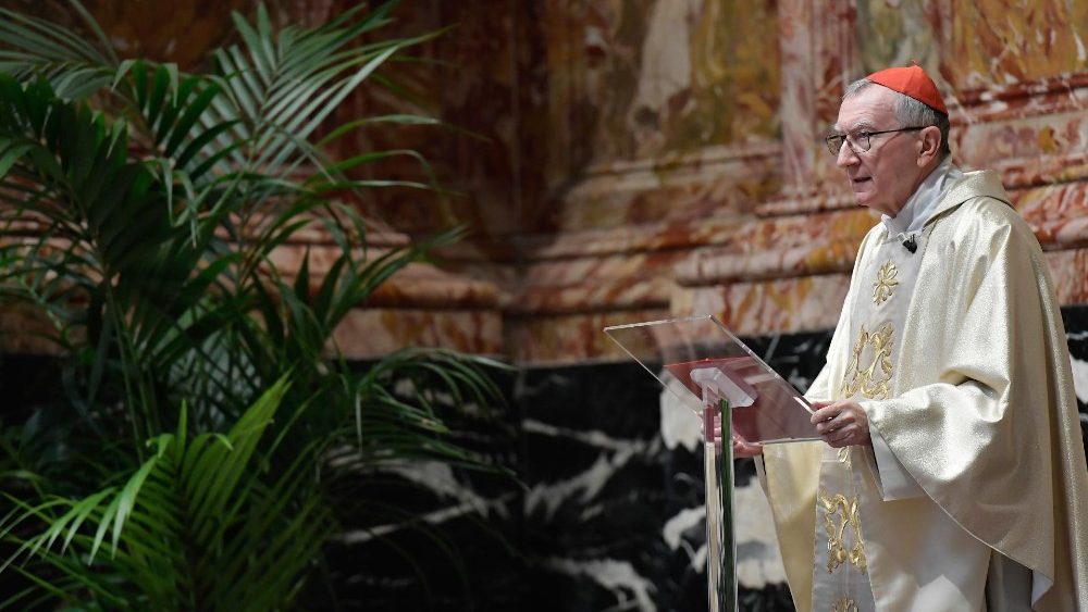 2021.05.06 Santa Messa in occasione del Giuramento della Guardia Svizzera Pontificia celebrata dal card. Parolin