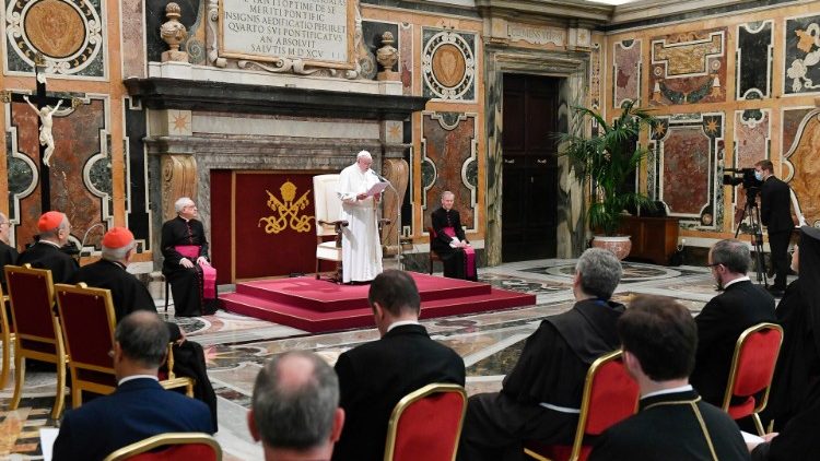 Папа Франциск на встрече с участниками ассамблеи Объединения помощи Восточным Церквам
