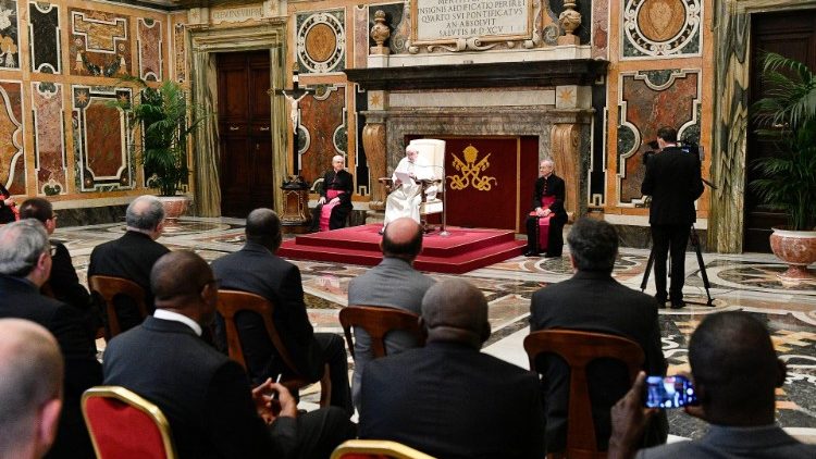 Popiežiaus audiencija klaretinų kapitulos nariams
