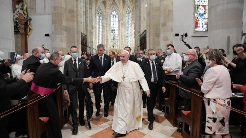 Devant l'Église slovaque, le Pape exhorte à cultiver la liberté avec Dieu 