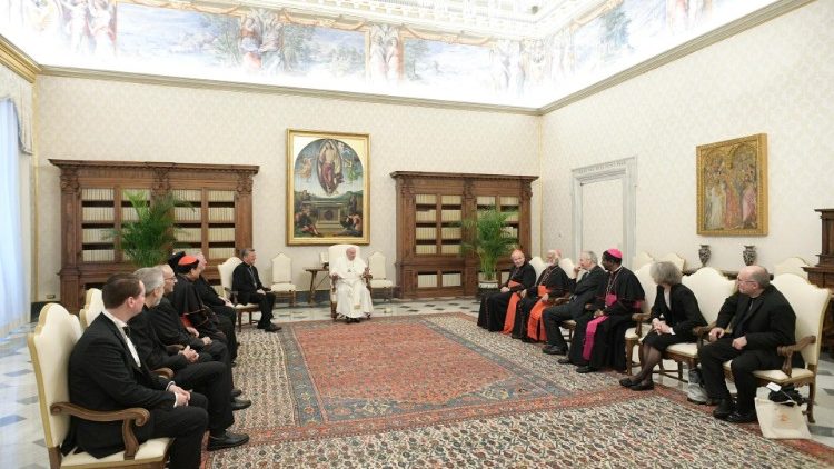 Stretnutie Generálneho sekretariátu Synody biskupov so Svätým Otcom v októbri 2021
