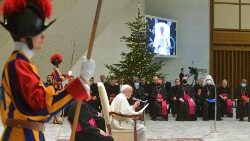 Påven vid allmänna audiensen den 1 december 2021
