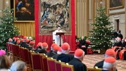 Voeux du Pape François à la Curie romaine, le 23 décembre 2021. 