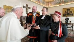Popiežius priėmė suomių ekumeninę delegaciją