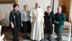 Papa com a delegação da Conferência Mundial dos Institutos Seculares em 17 de janeiro de 2022