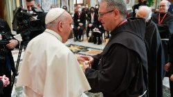 O Papa Francisco recebeu na manhã desta segunda-feira, no Vaticano, os comunicadores da Custódia da Terra Santa 