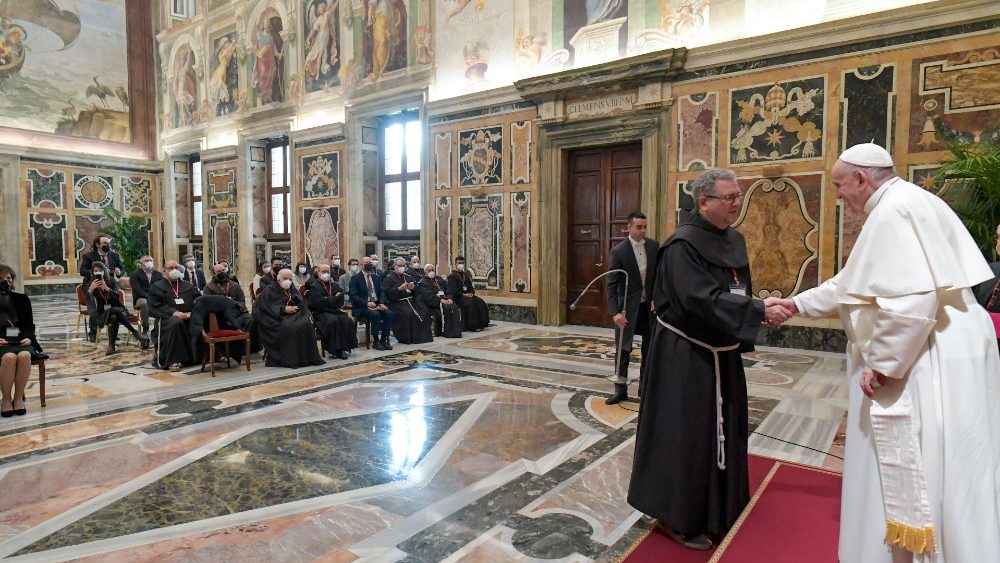 Pápež prijal na audiencii komunikátorov Kustódie Svätej zeme