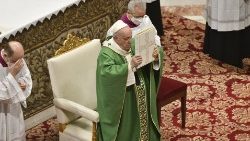 Le Pape lors de la messe du dimanche de la Parole de Dieu, le 23 janvier.