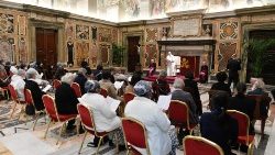 A Notre Dame Női Kanonok- és Tanítórend nagykáptalanja a pápánál 
