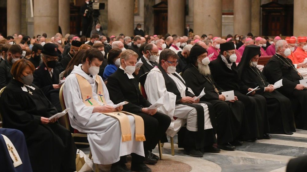 Des représentants des différentes confessions chrétiennes ont participé aux secondes vêpres - 25 janvier 2022