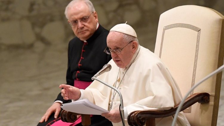 教皇フランシスコ、2022年1月26日の一般謁見　バチカン・パウロ6世ホール