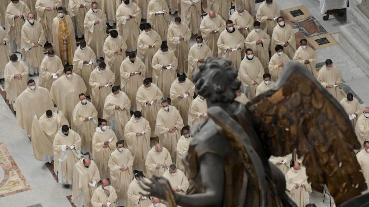 2022년 축성생활의 날 교황의 미사 장면