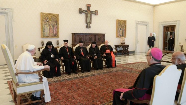 Зустріч Папи Франциска з патріархами і верховними архиєпископами - фото з архіву