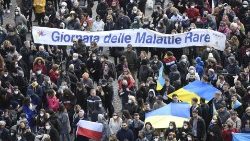 In Piazza San Pietro si ricorda la prossima Giornata mondiale delle malattie rare