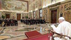 O Papa com os membros da Liga Italiana de Luta contra os Tumores